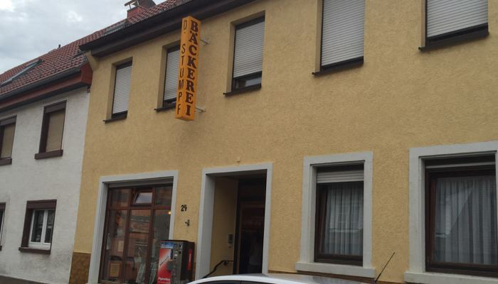 Das letzte Mal bei unserem deutschen Bäcker