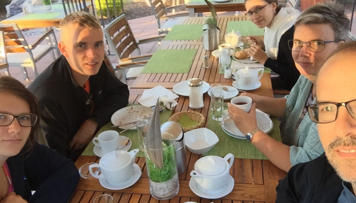 Frühstück im Hotel