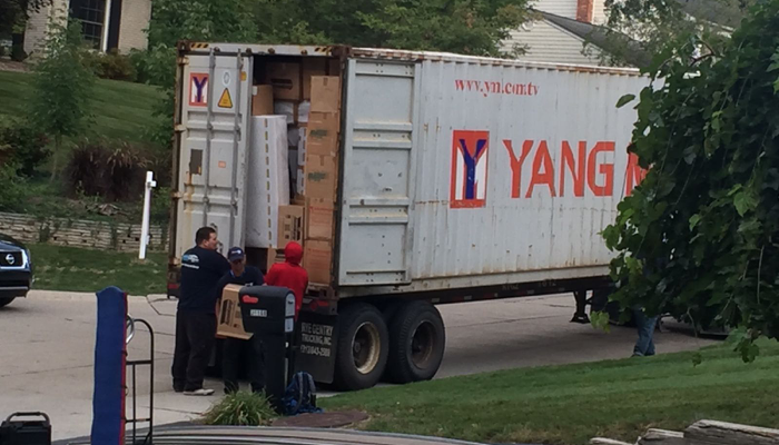 Der Container ist gekommen
