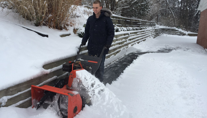 Der erste richtige Schnee Der erste richtige Schnee