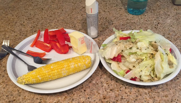 Dinner als Strohwitwer