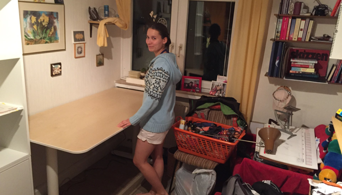 Annika’s neuer Schreibtisch in D