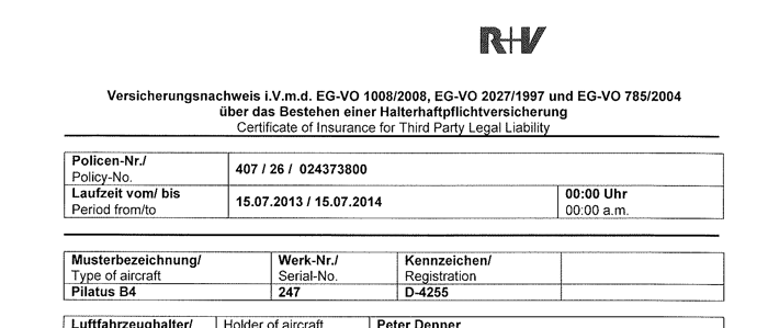 Versicherung ist da
