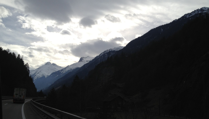 Fahrt nach Italien